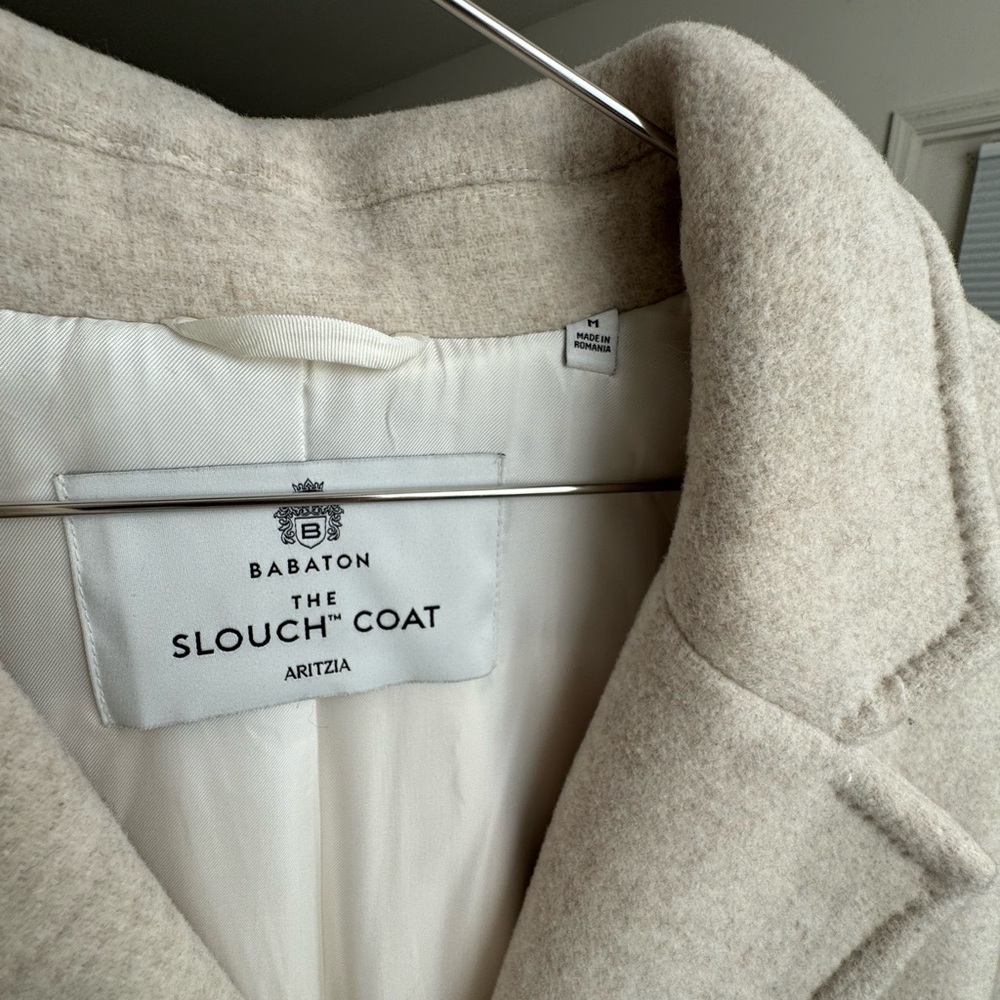Babaton Cream Slouch Coat - Picture 5 of 5